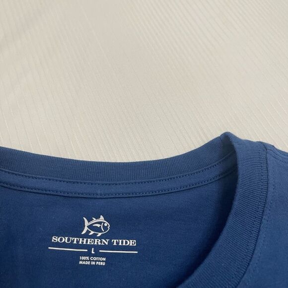 NWT Southern Tide West Virginia Navy Blue T-Shirt Size Large New - Picture 3 of 7